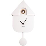 Karlsson bijeli zidni sat s klatnom Modern Cuckoo, 21,5 x 41,5 cm | shoptok.hr