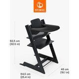 Stokke dječja stolica tripp trapp® 3u1 bundle black + pladanj black | shoptok.hr