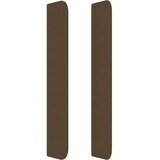  Uzglavlje s ušima tamnosmeđe 147x16x118/128 cm od tkanine | Eponuda.com
