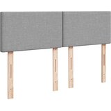 vidaXL Otomanski krevet s madracem&LED svijetlosivi 140x190 cm tkanine | shoptok.hr