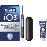 Braun Električna zobna ščetka Oral-B iO Series 3 črna z potovalno torbico, (5000530662) Cene