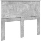  Uzglavlje s uzglavljem Betonski sivi 120 cm Konstruirano drvo | shoptok.hr