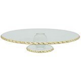 Schafer Schäfer stakleni tanjur za tortu sa zlatnim rubom, Ø 31 cm | shoptok.hr