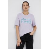 Only Bombažen t-shirt roza barva | Shoptok.si