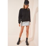  Women's Black Raised Basic Sweatshirt Cijene
