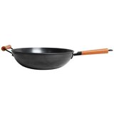 Grill King Asia nitrirani wok z dvema ročajema in ravnim dnom, 34 cm, (21567546) Cene