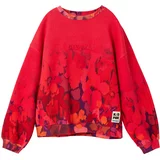 Desigual Sweater majica tamno ljubičasta / bordo / vatreno crvena