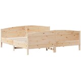  Okvir kreveta bez madraca 200 x 200 cm od masivne borovine | shoptok.hr