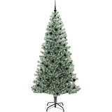  Umjetno Božićno Drvo s Snježnim Flokom i LED Svjetlom 240 cm | shoptok.hr