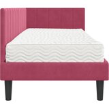  Kutni krevetni okvir s madracem 2 kom. Vinska crvena 80 x 200 cm | Shoptok.si