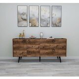 Hanah home konzolni sto Line, 62.9 x75 x40 cm, Braon | ePonuda.com