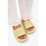 Boto Women's Lightweight Foam Slippers On Thick Sole Lime Querceria | Shoptok.si