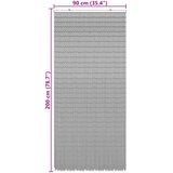  Zavjesa za vrata protiv insekata višebojna 200 x 100 cm Bambus | shoptok.hr