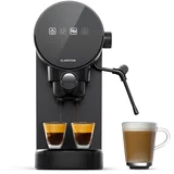 Furore, aparat za espresso iz nerjavečega jekla, kompakten, 20 barov, digitalni zaslon, 2 skodelici