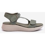EVENTO Women's Comfortable Green Velcro Sandals Eladora | ePonuda.com