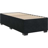 vidaXL Box spring krevet s madracem crni 100x200 cm baršunasti | shoptok.hr