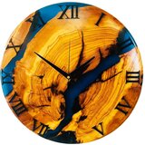  Drveni sat od maslinovog drveta 40 cm | shoptok.hr