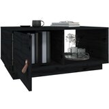  Klubska mizica črna 80x50x35,5 trdna borovina, (20711278) | Shoptok.si