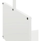 Stalak za drva bijela 40x40x40 cm hladno valjani čelik | shoptok.hr