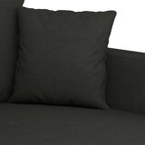  3-dijelni set sofa s jastucima crni od tkanine | shoptok.hr