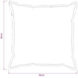  Presvlaka za jastuk 2 pcs HOUTEN Traper plava 55 x 55 cm - Trapere plave boje 55 x 55 cm 2 | shoptok.hr