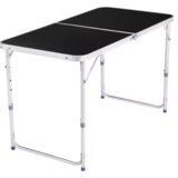  Sklopivi stol u obliku kovčega 120x60cm - crni | Shoptok.si