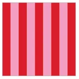 Stripes - Salvete - Stripes, Red/pink, 33x33 cm