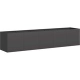Maison Chic Cvetlični Lonec - Cvetlično korito Black 200x40x40 cm Hladno valjano jeklo, (21789492) | Shoptok.si