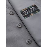 Ombre Men's suit vest without lapels - gray | Shoptok.si