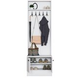 Hanah home Ormarić za hodnik M16 - 1572, 59,8x182,8x35,5 cm, Bijeli | Eponuda.ba
