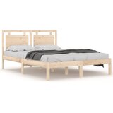  Okvir za krevet od masivnog drva 150 x 200 cm veliki bračni | shoptok.hr