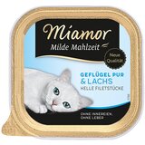  Varčno pakiranje: Miamor Milde Mahlzeit 24 x 100 g - Čista perutnina & losos | shoptok.hr