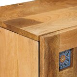  Noćni ormar Prirodna 40 x 33,5 x 46 cm Čvrsto drvo manga | shoptok.hr