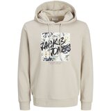 Jack & Jones muški duks 12269316, Bež