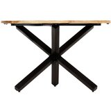 Furnova Jedilna miza okrogla 120x76 cm trden mangov les, (21946434) | Shoptok.si