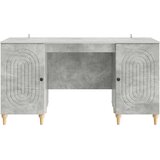  Stol Betonska siva 142,5 x 50 x 75 cm Konstruirano drvo | shoptok.hr