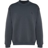 Trendyol Anthracite*002 Men's Half Turtleneck Long Sleeve Sweatshirt. | shoptok.hr