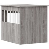 vidaXL Boks za psa siva sonoma 64,5x80x71 cm inženirski les | Shoptok.si