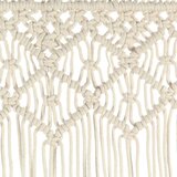  Zavjesa s makrameom 140 x 240 cm pamučna | Eponuda.com