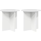  Stalak za biljke 2 pcs Bijela visokog sjaja 40 x 40 x 40 cm | Eponuda.com