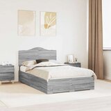  Konstrukcija postelje Siva Sonoma 135 x 190 cm Konstruiran les, (5000102277) | Shoptok.si