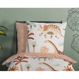 Good Morning Smeđa/bež pamučna dječja posteljina za krevet za jednu osobu 140x200 cm Dino – | shoptok.hr