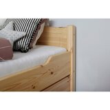 MID.YOU Raztegljiva Postelja Leni, 140x200, Bor, Masivno | Shoptok.si