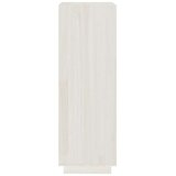 vidaXL knjižna omara za razdelitev prostora bela 40x35x103 cm borovina | Shoptok.si