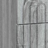  Noćni ormar Siva sonoma 43 x 34,5 x 48 cm Konstruirano drvo | Eponuda.com