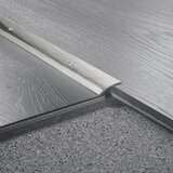 LOGOCLIC prijelazni profil (mat plemeniti čelik, 0,9 m x 30 mm x 3,5 mm, vrsta montaže: vijci, upušteno u sredini, perforirano) Cijene