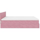 vidaXL okvir kreveta s madracima ružičasti 160x200cm baršunasti | shoptok.hr