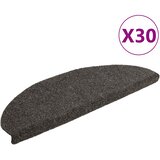  Prostirke za stepenice, samoljepljive, 30 kom. 65x21x4 cm, antracit, poluokrugle, velike | shoptok.hr