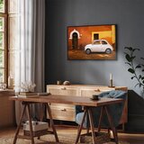 Slika - Italian Street (1 Part) Wide 120x80 U crnom drvenom okviru | shoptok.hr