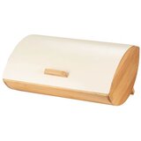 Brandani Posoda za kruh 30,5x24,5xh16cm / slonovina / kovina, les, (5000199024) Cene